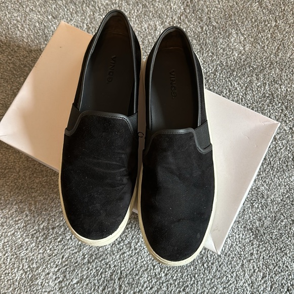 Vince Preston black suede shoes - Picture 2 of 7